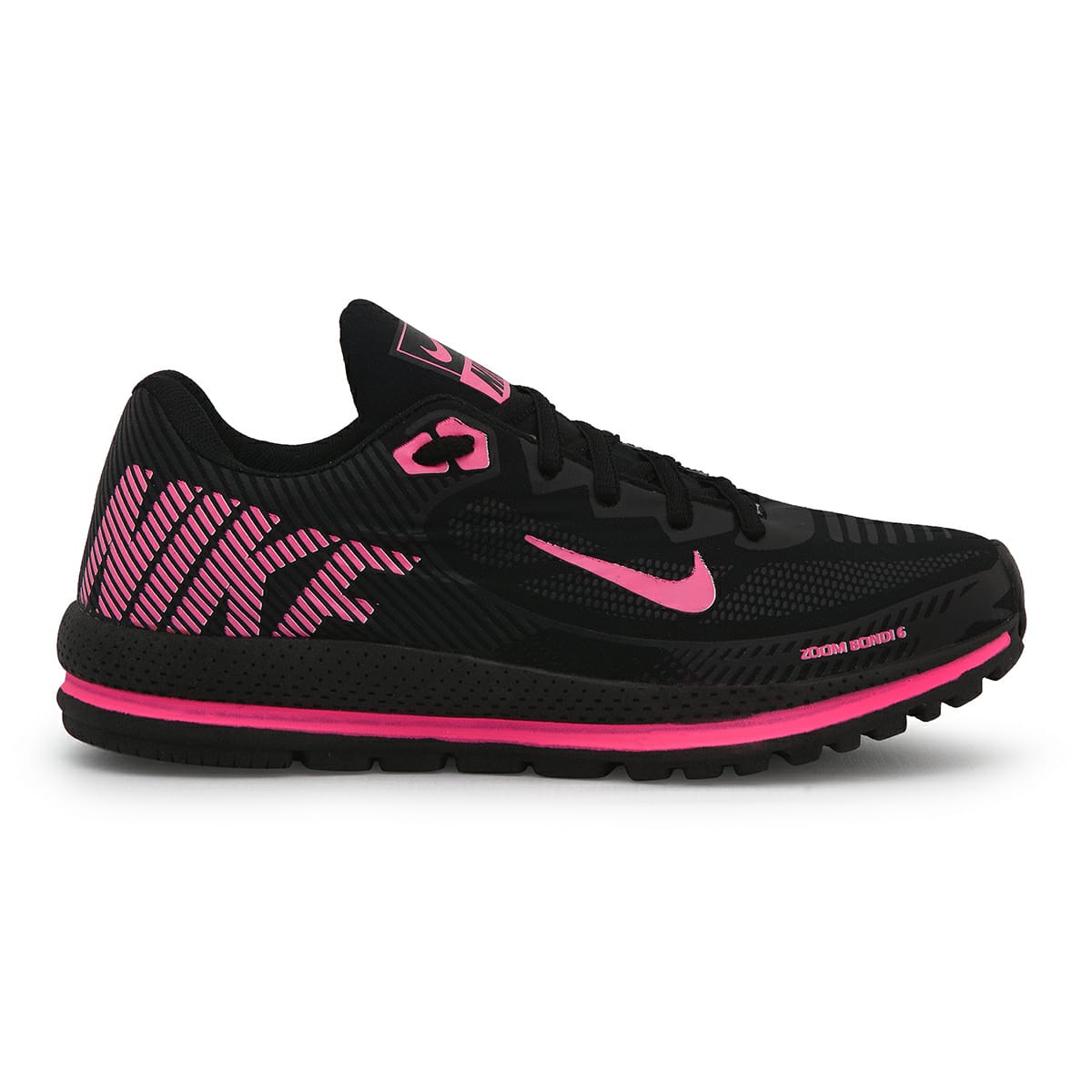 Tênis Nike Zoom Bondi 6 - Preto/Rosa