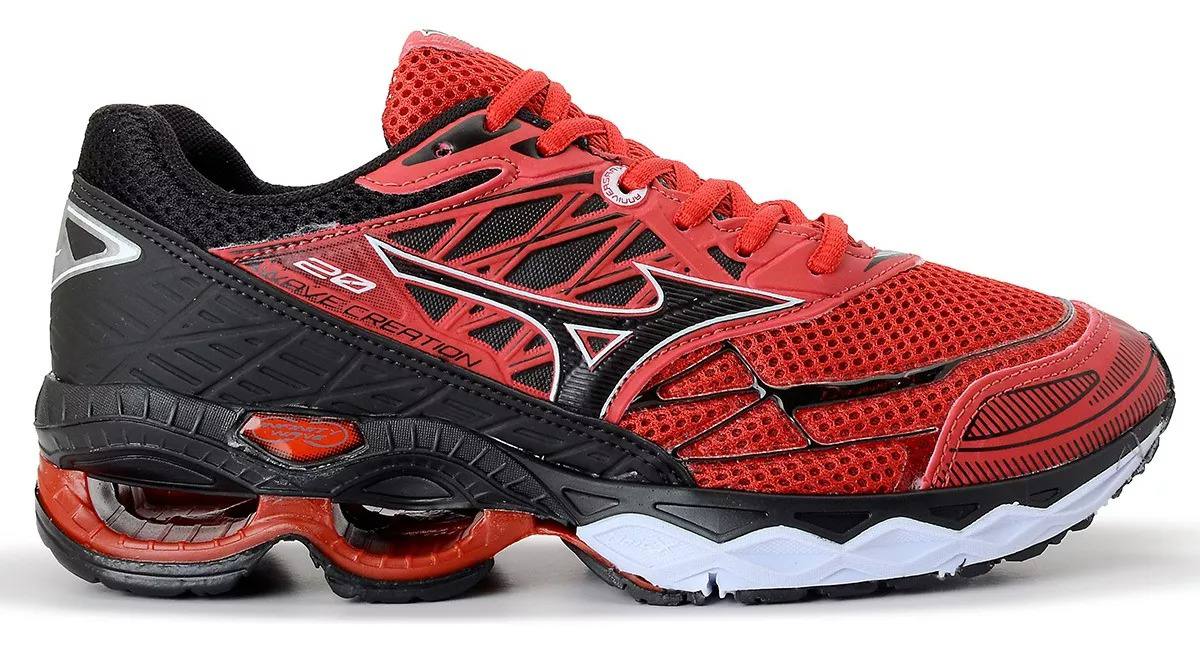 Mizuno Wave Creation 2.0 - Vermelho/Preto